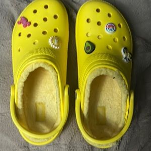 Yellow crocs